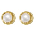 Серьги Studex Plus Pearl № 6 злотых.