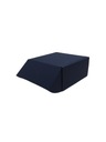 Картонная коробка 14х14,5х7 см, снаружи синяя. Волна Е