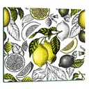 СТЕКЛЯННАЯ ДОСКА ЗАЩИТНАЯ ПАНЕЛЬ 65х60 ФРУКТОВОЕ ЗАКАЛЕННОЕ СТЕКЛО