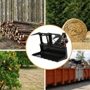 ГИДРАВЛІЧНИЙ ТРИМАЧ 112 CM DO MINILADOWARKI SKID STEER, DO DREWNA  (18890376362) фото min 14