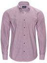Мужская рубашка Quickside, бордовый воротник, размер XL