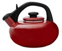 FORCHETTO Чайник эмалированный 2,5 см, красный, ИНДУКЦИЯ