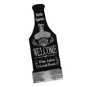 Настенный держатель для пивной бутылки, крепится на стойку