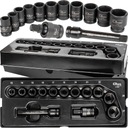WKŁAD 7el. NASADKI UDAROWE 1/2'' 13-27mm ZESTAW