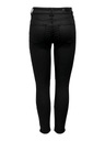Dámske džínsové nohavice ONLY čierne M/32 Dominujúci materiál bavlna