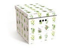 ДЕКОРАТИВНАЯ КАРТОННАЯ КОРОБКА ДЛЯ ХРАНЕНИЯ ТРАВ XL