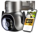 НАРУЖНАЯ IP-КАМЕРА 4MPx 4MP WiFi ZOOM ПРИЛОЖЕНИЕ СЕРЫЙ