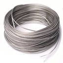 КАБЕЛЬ прозрачный для светодиодов NEON LEDON 2х0,22мм2 прозрачный плоский