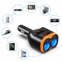 РОЗПОДІЛЮВАЧ ПРИКУРЮВАЧА 12-24V ЗАРЯДНИЙ ПРИСТРІЙ QC 150W  (18645574041) фото min 5