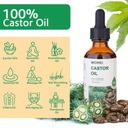 Castor Oil Organic Cold Pressed Unrefined,100% Pure,Cold Pressed ...