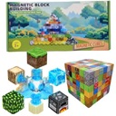 MINECRAFT БЛОКИ МАГНИТНЫЕ БЛОКИ КУБ 60 БЛОКОВ