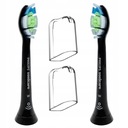 2x НАСАДКИ PHILIPS DIAMOND CLEAN HX6062 ЧЕРНЫЕ ДЛЯ ЗВУКОВОЙ ЩЕТКИ