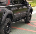 NISSAN NAVARA 2016 > BULL BAR PARACHOQUE LADO ESCALONES BOKI SÚPER POTENTE NEGRAS ACERO 