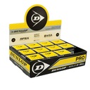 МЯЧИ ДЛЯ СКВОША DUNLOP PRO (2 ЖЕЛТЫЕ ТОЧКИ) 12 шт.