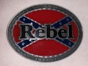 Пряжка с флагом Конфедерации REBEL