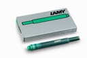 Зеленые картриджи для ручки LAMY, 5 шт.