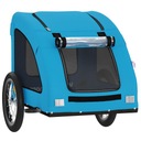 VidaXL Przyczepka rowerowa dla psa, niebieska, tka Nazwa handlowa 93960