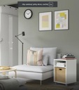 IKEA VIHALS Nočný stolík biely 37x37 cm Hmotnosť (s balením) 10 kg