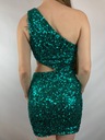 Flitrové šaty s výrezmi Fashion Nova rS USA Veľkosť S
