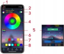 КАБЕЛЬ ОПТОВОЛОКНО AMBIENT LED (СВІТЛОДІОД) RGB ОСВІТЛЕННЯ САЛОНУ АВТО 6M APLIKACJA ПУЛЬТ APP  (17422306557) фото min 6