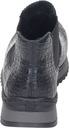RIEKER čierne topánky, čižmy, dámske činky M3691 Veľkosť 39