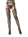 Сексуальные черные чулки с поясом от GARTER STOCKINGS.