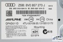 AUDI A3 KIT MMI 3G+ MONITEUR LECTEUR DE CARTE MIB PANNEAU 8V0035036 8V0919604A 8V0photo 11