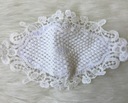 Маска WEDDING LACE, белая кружевная маска