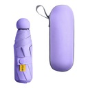 Parasol przeciwsłoneczny do torebki Fioletowy słońce z etui