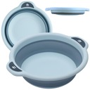 СКЛАДНАЯ СИЛИКОНОВАЯ ЧАШКА, УНИВЕРСАЛЬНАЯ КРУГЛАЯ КОРЗИНА ДЛЯ БЕЛЬЯ, 8Л