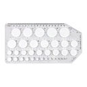 Архитектурный шаблон Эскизная линейка для