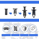 100X PLASTIC NITOW ROZPOROWYCH DO INSTALLATION BUMPERS PROTECTIONS OVERLAYS  photo 9