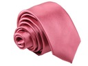 Гладкий розовый галстук