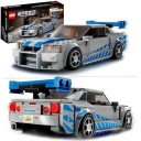 LEGO SPEED CHAMPIONS NISSAN SKYLINE ПОЛ УОКЕР FAST AND FURIOUS R34 GTR
