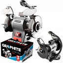 НАСТОЛЬНАЯ ШЛИФОВАЛЬНАЯ МАШИНА 150 ММ, 370 ВТ, КАМЕННЫЙ ГРАФИТ