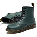 38 GLANY BOTKI WORKERY UNISEX GOTH EMO PUNK SKÓRZANE TRAPERKI MATOWE GREEN