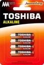 48x BATERIA ALKALICZNA TOSHIBA LR03 AAA R03 R3 EAN (GTIN) 4904530594922