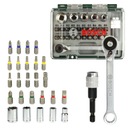 НАБОР ИЗ 27 БИТ, ГОЛОВОК + ТРЕЩОТКА BOSCH