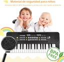 Keyboard dla dzieci PRZENOŚNY zabawka pianino Z MIKROFONEM wgrane dźwięki Kod producenta 5902568143630