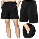 ШОРТЫ ДЛЯ БЕГА МУЖСКИЕ, КОРОТКИЕ, ЧЕРНЫЕ, SPORTS TRAINING RUNNING L