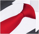 МОДНЫЙ ЖАККАРДОВЫЙ Красный галстук с узором «гусиные лапки» GREG g127