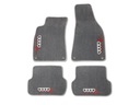 ALFOMBRILLAS DE FELPA PREMIUM PARA AUDI TT 8S (2014-...) COLOR NEGRO + 4 PIEZAS HAFT 