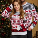 VIANOČNÝ SVETER PRE PÁRY TEPLÉ PÁNSKE VZORY Model Sweter Świąteczny dla par