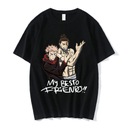 Men T-Shirt Jujutsu Kaisen My Besto Friendo Todo A Dominujúca farba ružová