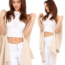 ПОНЧО, ШАРФ АЛЬПАКА, ГЛАДКИЙ, ПЕСОК, 2027 г.