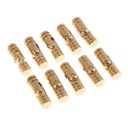 10x Copper Barrel Mini Craft Darčeková drevená krabička Valcový záves skrytý 17 * 5 mm Kód výrobcu Wunlun-74008542