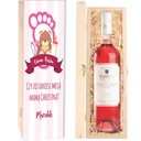 SKRZYNKA NA WINO PROŚBA O BYCIE CHRZESTNYM CHRZEST