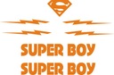 Наклейки SUPER BOY для мальчика на велосипеде 159-4