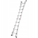 ЛЕСТНИЦА ТЕЛЕСКОПИЧЕСКАЯ 4Х5 ШАРНИРНО-ШАРНИРНАЯ АЛЮМИНИЕВАЯ 6,5М