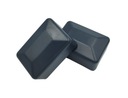 НАРУЖНАЯ КОЛПАЧКА ДЛЯ ПРОФИЛЯ 60х40 ГРАФИТ 10 ШТ.